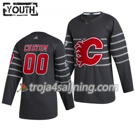 Calgary Flames tröja Customized Grå Adidas 2020 All-Star Authentic - NHL Tröjor Barn